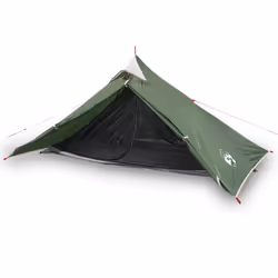 vidaXL Camping Tent 1-Person Outdoor Dome Tent Lightweight Tent Waterproof - green