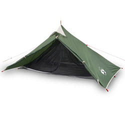vidaXL Camping Tent 1-Person Outdoor Dome Tent Lightweight Tent Waterproof - green