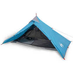 vidaXL Camping Tent 1-Person Outdoor Dome Tent Lightweight Tent Waterproof - blue