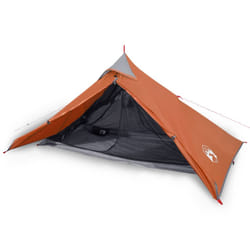vidaXL Camping Tent 1-Person Outdoor Dome Tent Lightweight Tent Waterproof - orange