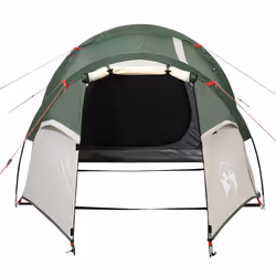 vidaXL Camping Tent Tunnel 2-Person Lightweight Dome Tent Green Waterproof - Additional view 4