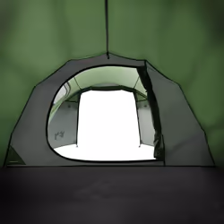 vidaXL Camping Tent Tunnel 2-Person Lightweight Dome Tent Green Waterproof - Additional view 8