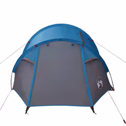 vidaXL Camping Tent Portable Outdoor Hiking Dome Tent Blackout Fabric Waterproof - blue, 3-person - Additional view 5