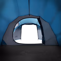 vidaXL Camping Tent Portable Outdoor Hiking Dome Tent Blackout Fabric Waterproof - blue, 3-person - Additional view 8
