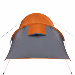 vidaXL Camping Tent Portable Outdoor Hiking Dome Tent Blackout Fabric Waterproof - orange, 3-person - Additional view 8