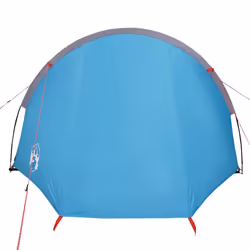 vidaXL Camping Tent Tunnel 4-Person Lightweight Tent Dome Tent Blue Waterproof - Additional view 5