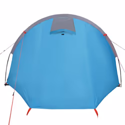 vidaXL Camping Tent Tunnel 4-Person Lightweight Tent Dome Tent Blue Waterproof - Additional view 8