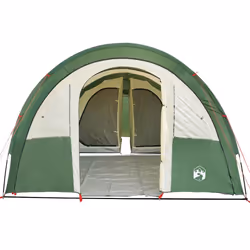 vidaXL Camping Tent Tunnel 4-Person Lightweight Dome Tent Green Waterproof - Additional view 6