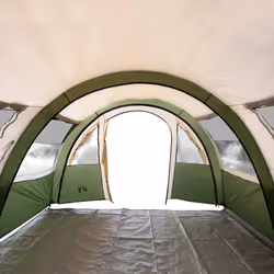 vidaXL Camping Tent Tunnel 4-Person Lightweight Dome Tent Green Waterproof - Additional view 9