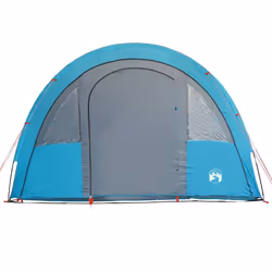 vidaXL Camping Tent Tunnel 4-Person Dome Tent Lightweight Tent Blue Waterproof - Additional view 5