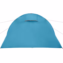 vidaXL Camping Tent Tunnel 4-Person Dome Tent Lightweight Tent Blue Waterproof - Additional view 8