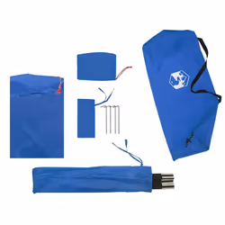 vidaXL Beach Tent Patio Picnic Lightweight Sun Shelter Shade Tent 185T Taffeta - blue - Additional view 9