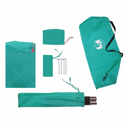 vidaXL Beach Tent Patio Picnic Lightweight Sun Shelter Shade Tent 185T Taffeta - green - Additional view 9