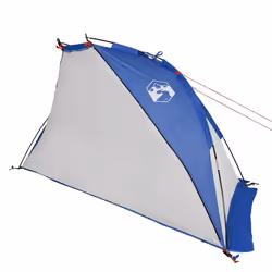 vidaXL Beach Tent Lightweight Sun Shelter Shade Tent Azure Blue 185T Polyester - Additional view 4