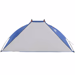 vidaXL Beach Tent Lightweight Sun Shelter Shade Tent Azure Blue 185T Polyester - Additional view 5
