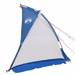 vidaXL Beach Tent Lightweight Sun Shelter Shade Tent Azure Blue 185T Polyester - Additional view 7