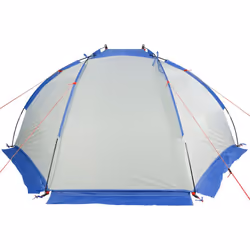 vidaXL Beach Tent Lightweight Sun Shelter Shade Tent Azure Blue 185T Polyester - Additional view 8