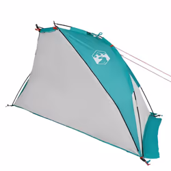 vidaXL Beach Tent Lightweight Sun Shelter Shade Tent Sea Green 185T Polyester - Additional view 4