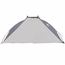 vidaXL Beach Tent Lightweight Tent Sun Shelter Shade Tent Grey 185T Polyester - Additional view 5