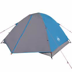 vidaXL Camping Tent Dome 3-Person Lightweight Tent Dome Tent Blue Waterproof - Additional view 4
