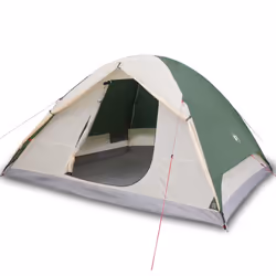 vidaXL Camping Tent Dome 6-Person Lightweight Tent Dome Tent Green Waterproof