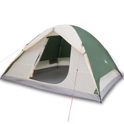 vidaXL Camping Tent Dome 6-Person Lightweight Tent Dome Tent Green Waterproof