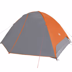 vidaXL Camping Tent Dome 6-Person Dome Tent Lightweight Tent Orange Waterproof - Additional view 4