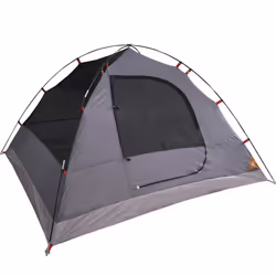 vidaXL Camping Tent Dome 6-Person Dome Tent Lightweight Tent Orange Waterproof - Additional view 5