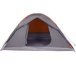 vidaXL Camping Tent Dome 6-Person Dome Tent Lightweight Tent Orange Waterproof - Additional view 7