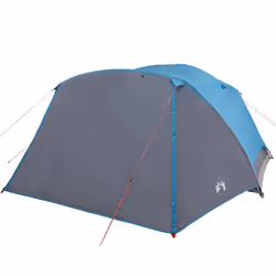 vidaXL Camping Tent with Porch 4-Person Lightweight Dome Tent Blue Waterproof - Additional view 4