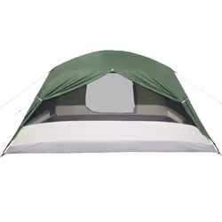 vidaXL Family Tent with Porch 6-Person Dome Tent Camping Tent Green Waterproof - Additional view 8