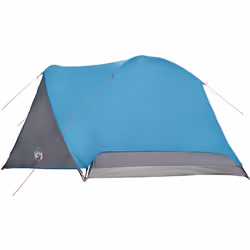 vidaXL Family Tent with Porch 6-Person Dome Tent Camping Tent Blue Waterproof - Additional view 7