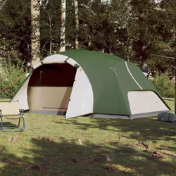 vidaXL Family Tent Crossvent 8-Person Camping Tent Dome Tent Green Waterproof