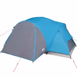 vidaXL Family Tent Crossvent 8-Person Camping Tent Dome Tent Blue Waterproof - Additional view 5