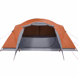 vidaXL Family Tent Crossvent 8-Person Dome Tent Camping Tent Orange Waterproof - Additional view 4