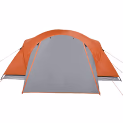 vidaXL Family Tent Crossvent 8-Person Dome Tent Camping Tent Orange Waterproof - Additional view 6