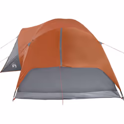 vidaXL Family Tent Crossvent 8-Person Dome Tent Camping Tent Orange Waterproof - Additional view 7