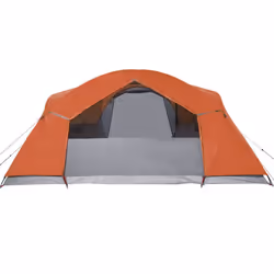 vidaXL Family Tent Crossvent 8-Person Dome Tent Camping Tent Orange Waterproof - Additional view 8