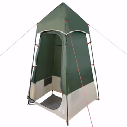 vidaXL Toilet Tent Privacy Tent Pop Up Shower Changing Tent Green Waterproof