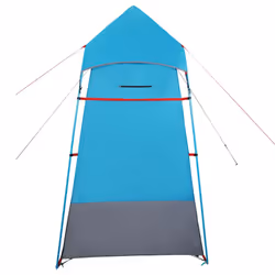 vidaXL Toilet Tent Privacy Tent Pop Up Shower Changing Tent Blue Waterproof - Additional view 6