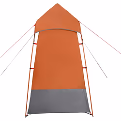 vidaXL Toilet Tent Privacy Tent Pop Up Shower Changing Tent Orange Waterproof - Additional view 5