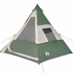 vidaXL Camping Tent Tipi 7-Person Lightweight Tent Dome Tent Green Waterproof - Additional view 5