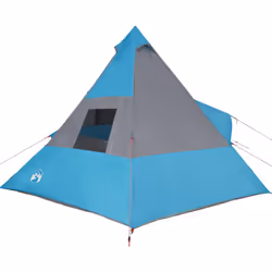 vidaXL Camping Tent Tipi 7-Person Lightweight Tent Dome Tent Blue Waterproof - Additional view 7