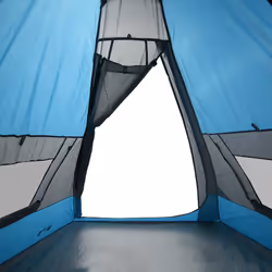 vidaXL Camping Tent Tipi 7-Person Lightweight Tent Dome Tent Blue Waterproof - Additional view 9