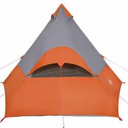 vidaXL Camping Tent Tipi 7-Person Dome Tent Lightweight Tent Orange Waterproof - Additional view 8