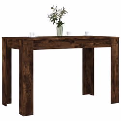vidaXL Dining Table Kitchen Side Table Dinner Table Smoked Oak Engineered Wood - Additional view 2