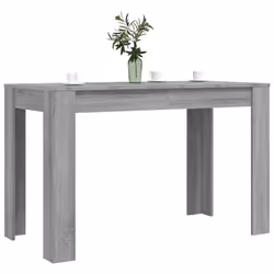 vidaXL Dining Table Kitchen Dinner Table Dining Room Table Engineered Wood - grey sonoma - Additional view 2