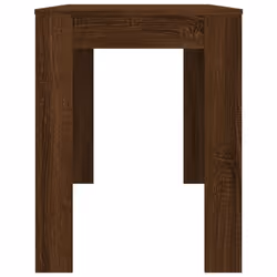 vidaXL Dining Table Kitchen Dinner Table Dining Room Table Engineered Wood - brown oak - Additional view 4