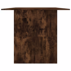 vidaXL Dining Table Kitchen Side Table Dinner Table Smoked Oak Engineered Wood - Additional view 4
