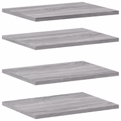 vidaXL Wall Shelves Floating Shelf Wall Rack 4 pcs Grey Sonoma Engineered Wood